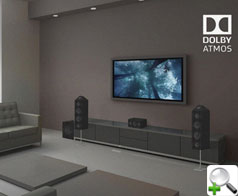 Окружающий звук нового поколения Dolby Atmos® в домашних кинотеатрах