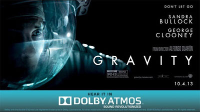 Фильм Gravity в формате Dolby Atmos