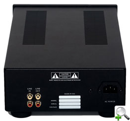 AE by Cary Audio Nighthawk Headphone Amplifier back