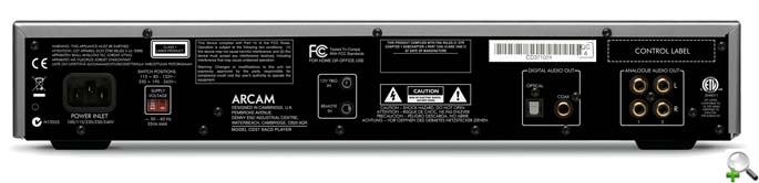 CD ����� ARCAM CD 37 back