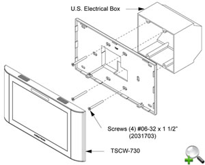 Crestron TSCW-730 - ��������� � �����