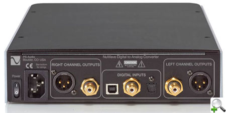 PS Audio NuWave DAC (back)
