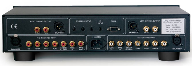 ��������������� ��������� Cary Audio SL-100, ������ ��������