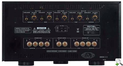 ������������� ��������� Rotel RMB-1585 back