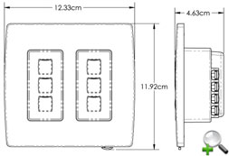 ��������� ������ Savant SmartLighting Wi-Fi Circa Controller (WCC-2XXXXX) - ������� 