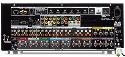 AV-������� Marantz SR7008 back