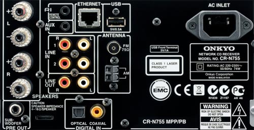 C������ ������� Onkyo CR-N755, ������� �������